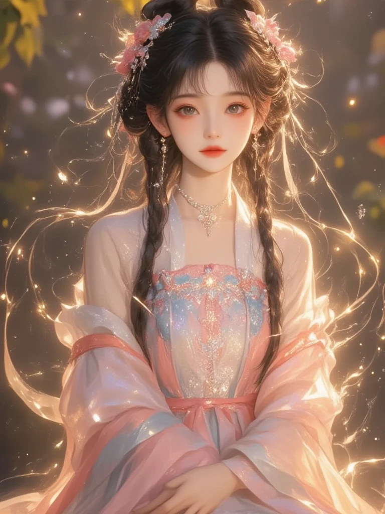 (masterpiece, top quality, best quality, official art, beautiful and aesthetic:1.2), (1girl:1.3), (fractal art:1.3),
