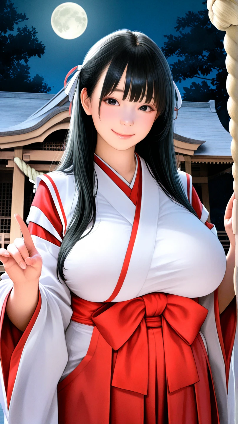 neromashin style, 
1 girl, solo, kamado nezuko,
standing, looking at the viewer, smile, 
huge breasts, narrow waists, wide hips, 
kimono, cleavage, 
indoors, bedroom, 
  score_9, score_8_up, score_7_up, score_6_up, score_5_up, score_4_up,