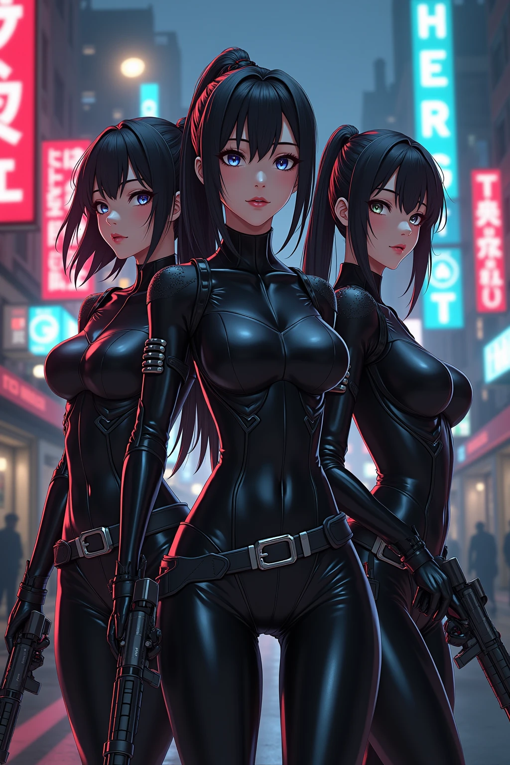 1 girl, Chinese_clothes, metallic black titanium and orange, cyberhan, cheongsam, cyberpunk city, dynamic pose, detailed luminous headphones, glowing hair accessories, long hair, luminous earrings, glowing necklace, cyberpunk, high-tech city, full of mechanical and futuristic elements, futurism, technology, glowing neon, orange, orange light, fluorescent orange, skirt, cape, coat, laser, digital background, urban sky, big moon, with vehicle, best quality, masterpiece, 8K, Character edge light, super high detail, high quality, the most beautiful woman in human beings, slight smile, face facing front and left and right symmetry, ear decoration, beautiful pupils, light effects, visual data, pick and dye orange, dye hair, super detail facial texture, happy and proud, weapon system, mecha style, crowded street passers-by, mechanical wings, super light and shadow