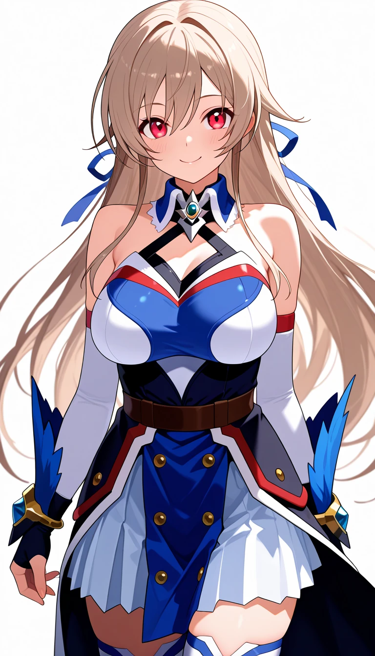 (Standing Split , fantasy armor, ultra huge breasts, slender, cameltoe, ), ( cybernetic laboratory background, ), (looking at viewer), (expressionless serious face, ), ( restraint , ), ( pecorine, ),