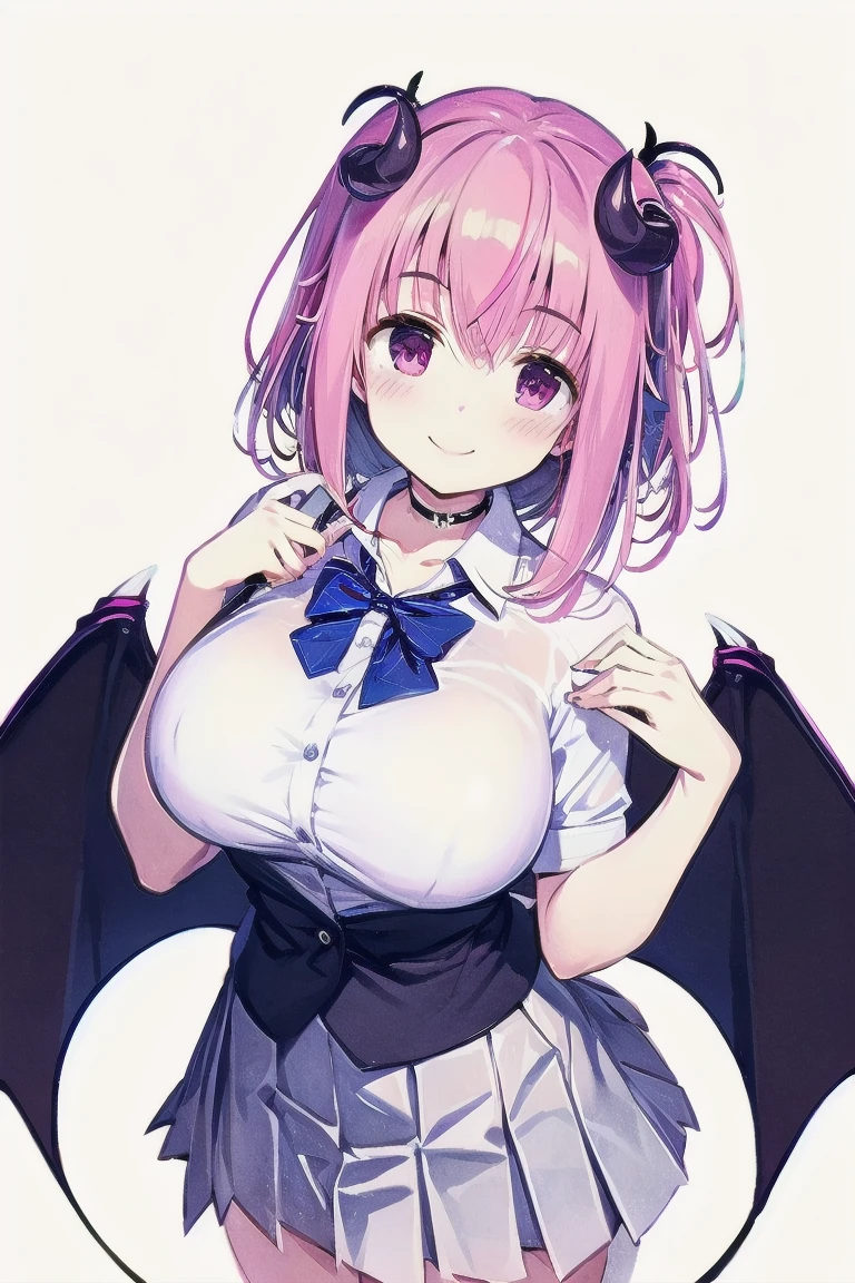 NSFW,、dirndls、Wearing a collar、Very beautiful and Shining Eyes、Shining Eyes、1 girl、Large Breasts、Big Mouth、high school girl、Cat ear、Transparent pink short hair、