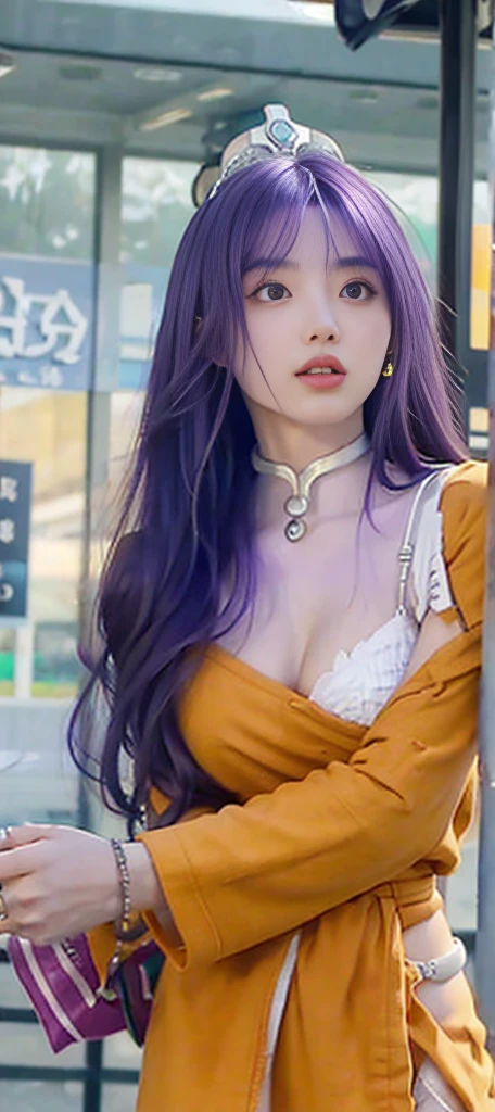 (masuter piece:1.3)、(8k、Photorealsitic、RAW Photography、top-quality: 1.4)、(1girl)、beautiful countenance、(lifelike face)、(Blue and red gradient hair color、Long:1.3)、Beautiful hairstyle、realisticeyes、Beautiful details、Fancy accessories、(real looking skin)、Beautiful skins、(Sweaters)、absurderes、enticing、超A high resolution、A hyper-realistic、high-detail、the golden ratio