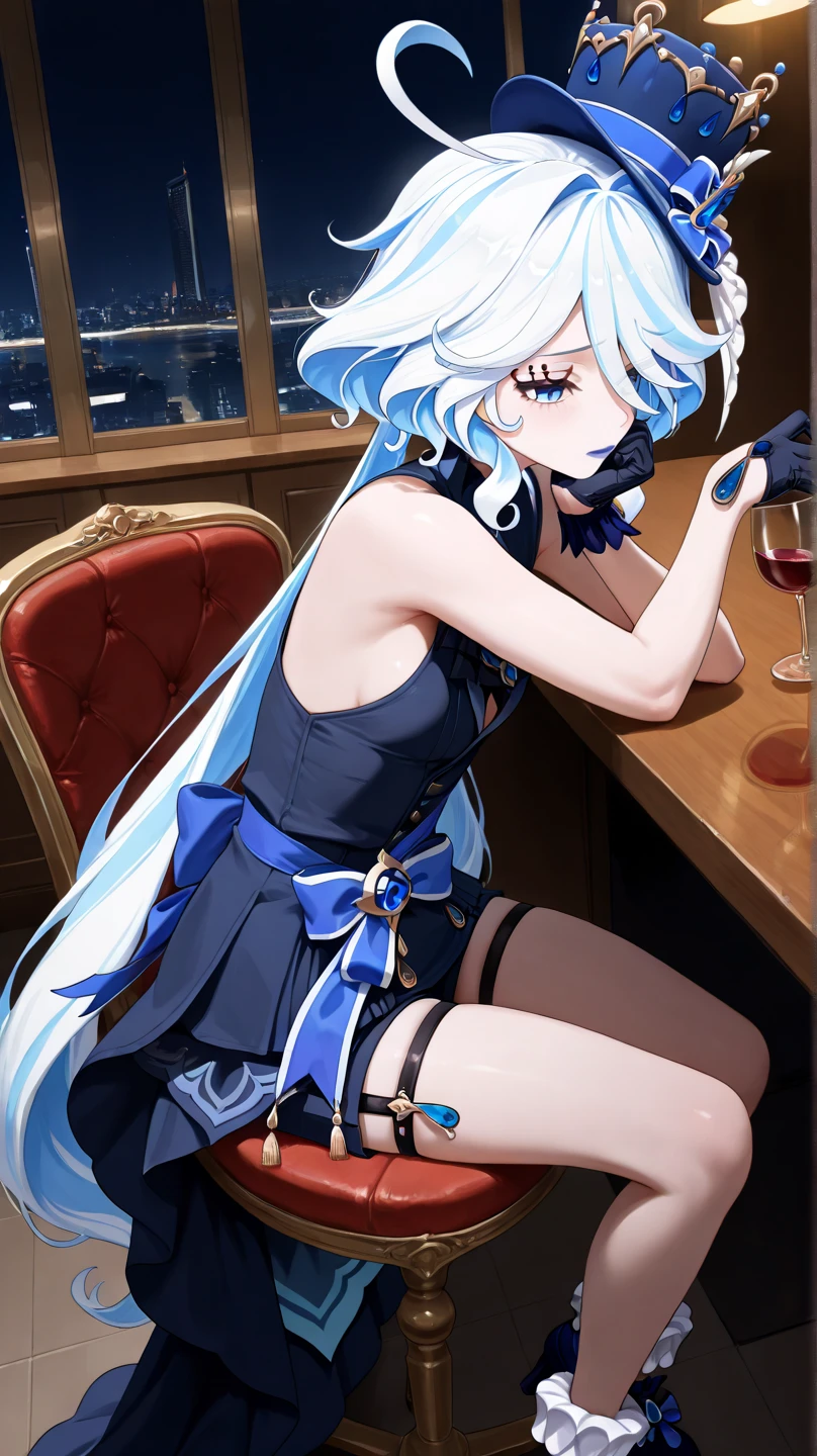 (from above:1.2),(from side:0.9), ((Face)), (Close-Up:0.4), masterpiece,"A 26-year-old girl stands at a bar counter. She is dressed in a stylish off-shoulder dress, sweater dress, off-shoulder sweater, red sweater,garter stocking, midriff, red skirts, black thighhighs, thigh strap, pretty girl, (highly detailed beautiful face and eyes,firm breasts),real skin,((black,hair,long pony tail hair)),thin pubic hair,cute and lovely pose, detailed eyes, This masterpiece is only visually stunning but also tells,(double breasted:0.6,under bust:0.6,cleavage:1.1,),(small breasts:1.2),(perky chest:1.1), (pointed chest:1.3), medium hips, glamorous body,(with sparkling eyes and a contagious smile),open mouth. The bar is beautiful, with colorful bottles of alcohol in the background and a soft glow from neon lights. The atmosphere is relaxed, and the girl looks confident and fashionable.",full body, sexy pose,make a cocktail , in a bar counter, Looking at Viewer,