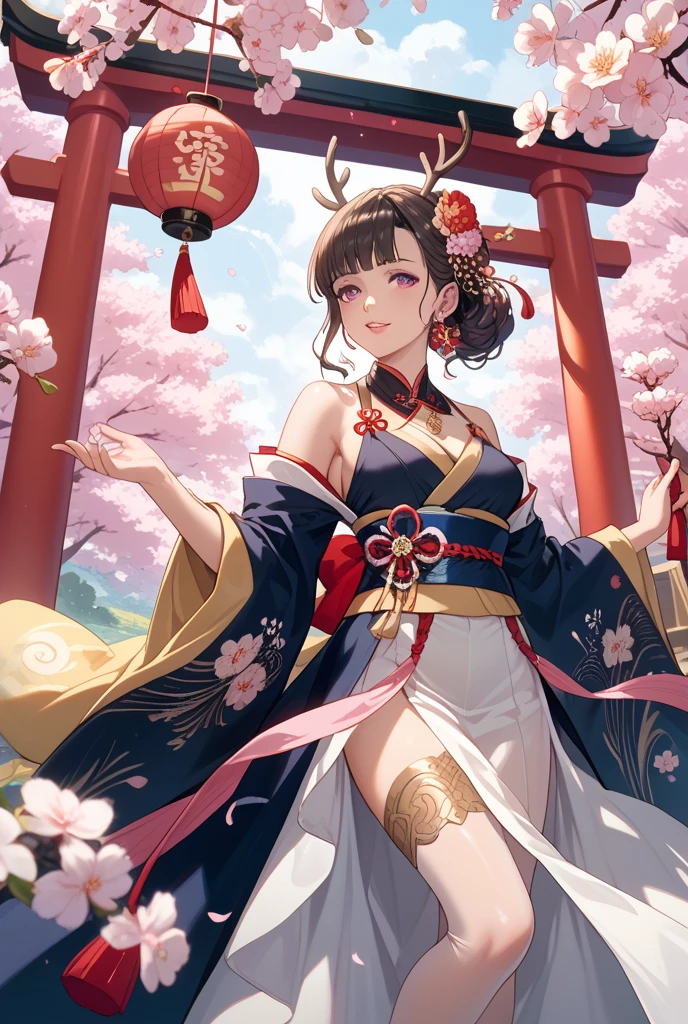 highest quality、Very delicate and beautiful、Very delicate and beautiful、(Beautiful eyes)、Pink Eyes、I、I、、13 years old 、Japanese、、Chiquita、(armor)、(Black Hair)、((Pink leotard))、(High leg)、Tiara on head、Laughter、standing、((Japanese sword in right hand))、Look forward、((The background is space))