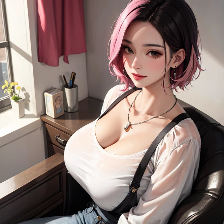 (((buckshot)))、return、look return、buckshot、buttocks、beautiful butt、beautiful return、super detailed face、lip details、fine eyes、double eyelid、super detailed face、lip details、fine eyes、double eyelid、perfect hands、perfect feet、(Huge :1.5)、(Huge :1.5)(Big breasts that are about to burst:1.5)、masterpiece, 最high quality, ultra high resolution,(authentic istic photos:1.4),((1 girl)), Upper body, close-up shot of face, Big eyes、cute, young,,,sexy,super personal、super personal、Super detailed、high quality、super personal、Super detailed、high quality、(((Big breasts that are about to burst :1.5, and saggy breasts:1.5)))、Whole body slender、perfect abs、perfect eyes,pink hair、8K、Super high quality、32k