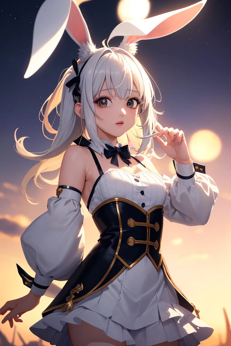Cute girl、Dancer's Bracelet、Cleavage、Thighs、underwear、earrings、Elf