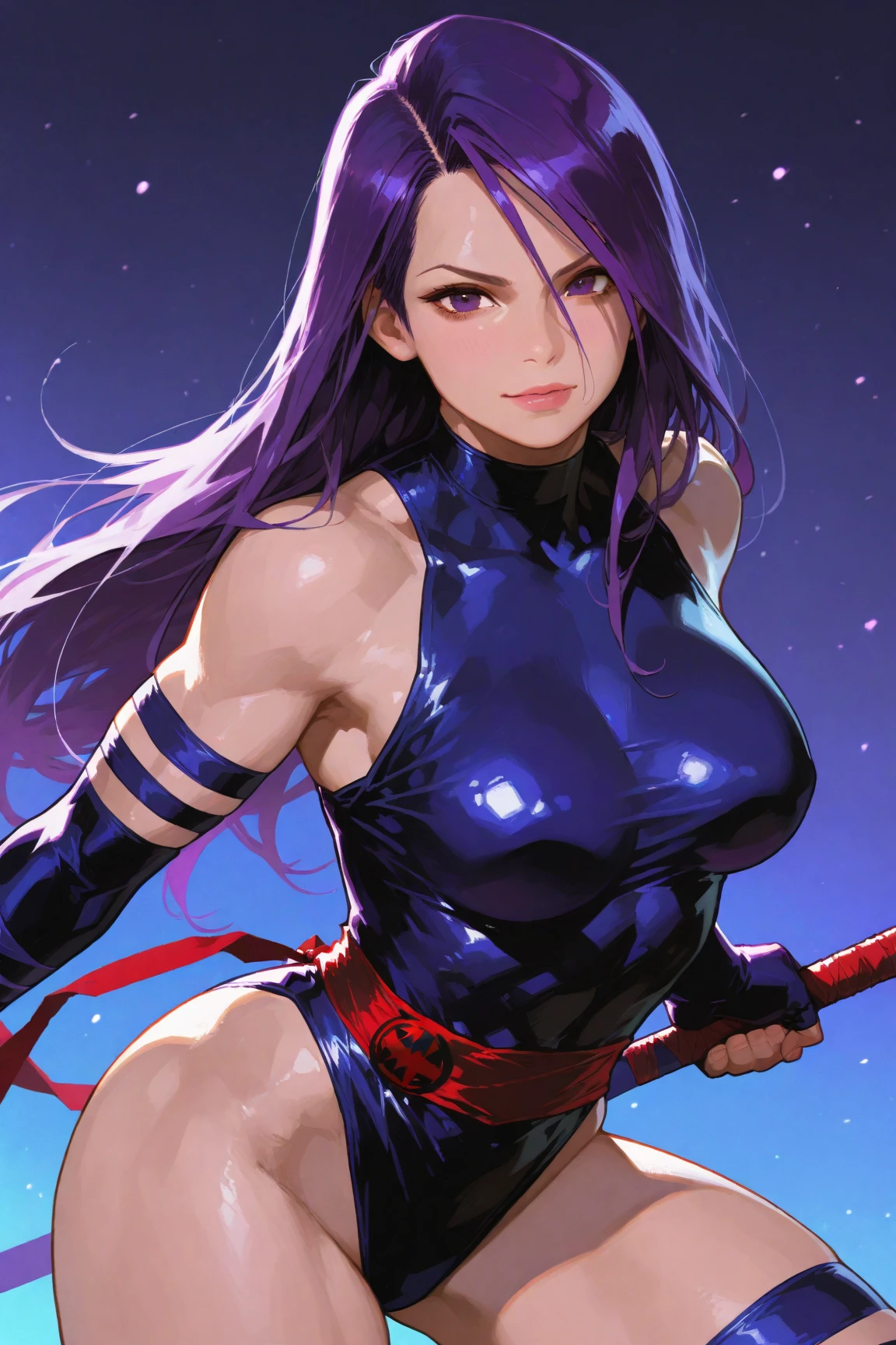 psylocke, portrait ninja gaiden girl, female action anime girl, akatsuki akira, inspired by Jin Homura, natalie from epic battle fantasy, tensei shitara slime datta ken, mika kurai demon, kusanagi
