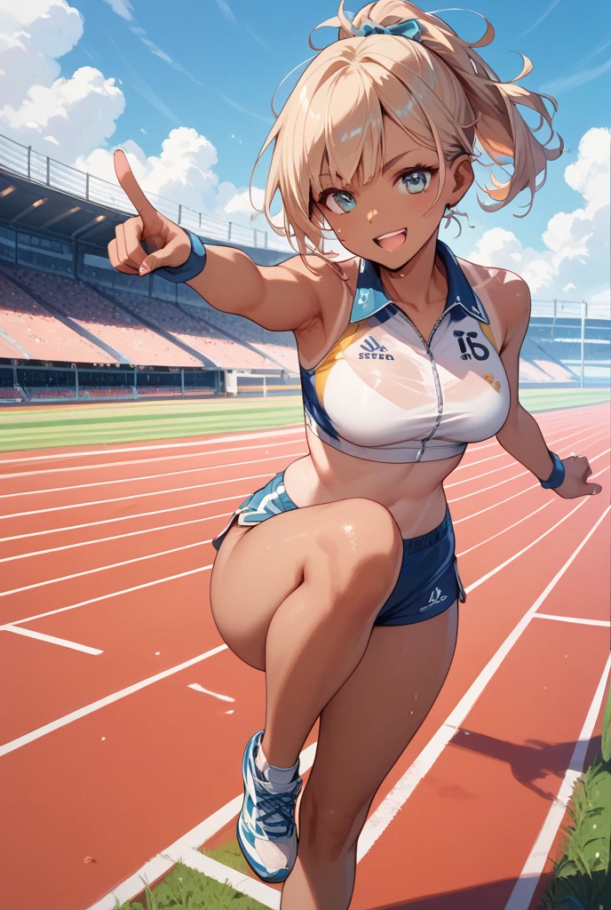 a funny cartoon of aphrodite at the olympic games, practicing swimming