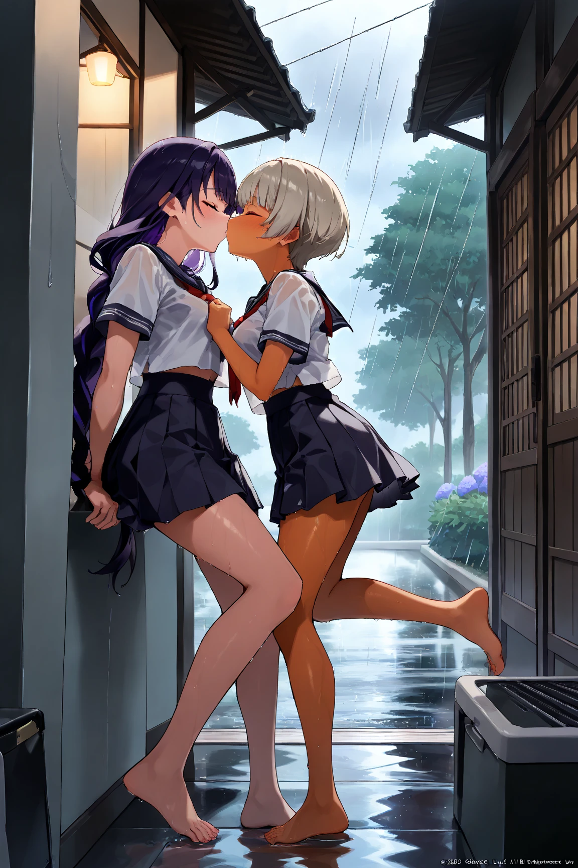 {{(((Ultra detailed, ultra high definition, 64k, masterpiece, highest quality, beautiful eyes in every detail, highly detailed eyes and face, sexual bullying, girl-on-girl sex, anal pussy, cum, love juice, pissing , sweating, lesbian rape, anal sex, close contact between girls, one girl inserts a super large vibrator into another girl's anus, rape eyes, ))))}}, profile, two girls, anal juice, Climax, love juice, urination, sweaty, (loli: 1.2), (small: 1.25), (baby face: 1.2), (short hands: 1.2), droopy eyes, NSFW, white blazer, super miniskirt. on the train
, small breasts, female, 7 years old}, medium length, clear red eyes, big eyes, crying face, wearing a ribbon, drooling),