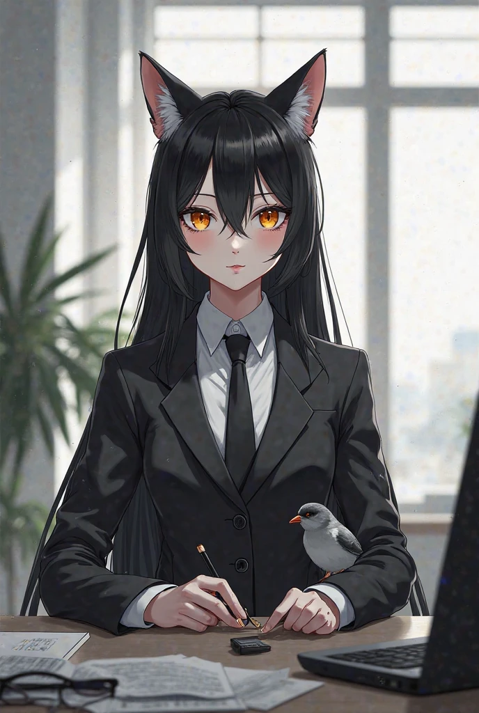(mieruko:1.3), 1girl, scared, tears, sweat drips, yellow detailed eyes, long black hair, big eyes, (open mouth:0.1), detailed pupils, hdr shadows, ((elegant clothes, sleeveless)), ((upper body, headpat by a man)).