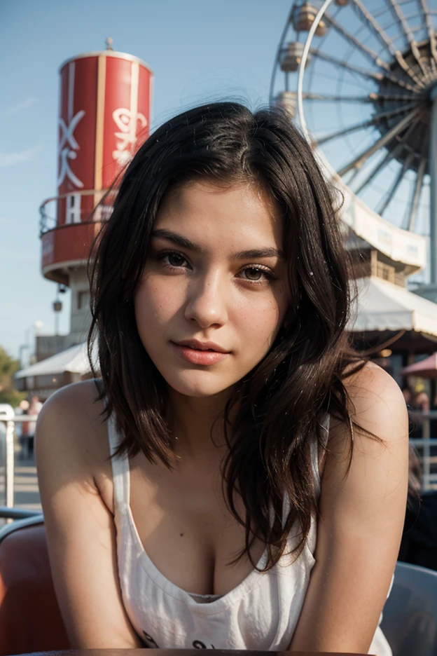 masterpiece, perfect face, best quality. expressive eyes,multiple girls,medium boobs,perfect boobs,a dressed a white shirt,multiple multicolor braceless,university behind her, palms, huge hoop earrings,multiple pearls necklage.blue jeans,full details,sexy smile,ahoge,full figure,6girls,multiple girls