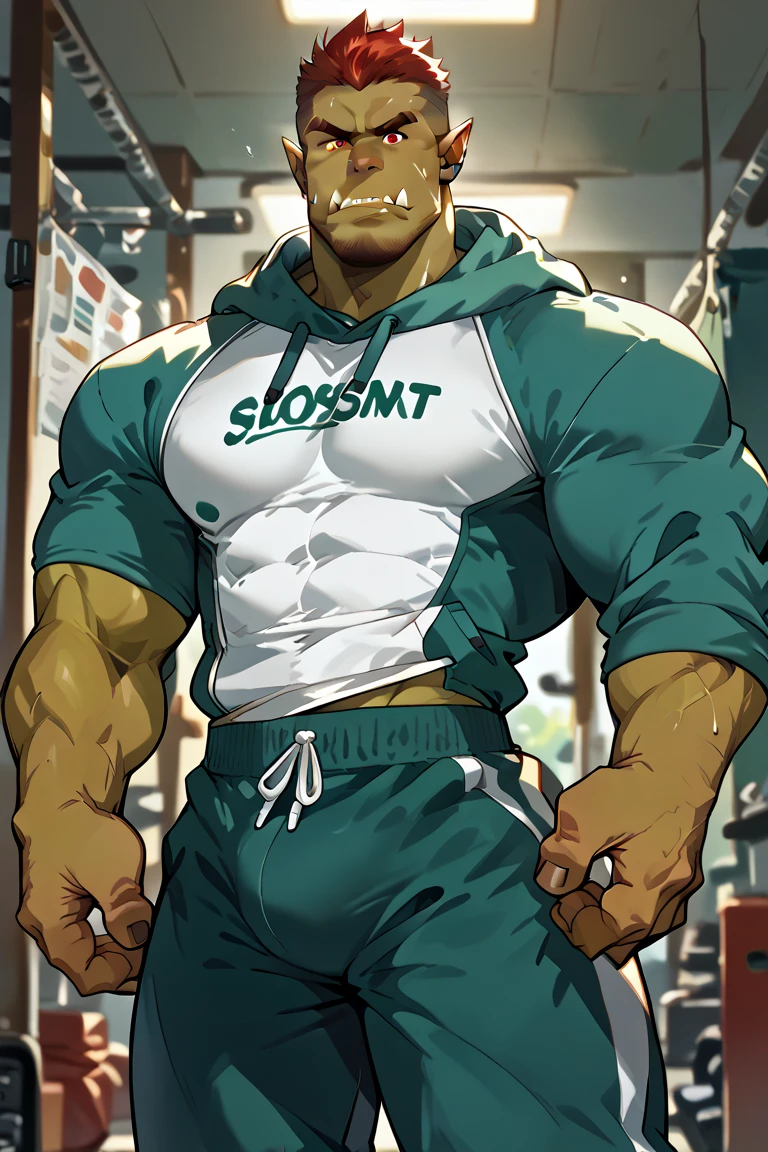 big boobs, bodybuilder, man , male, muscle, gay, breast milk, short hair, crew cut, shaved head, thick eyebrows, boomerang pants, bodybuilding competition, enlarged nipples 