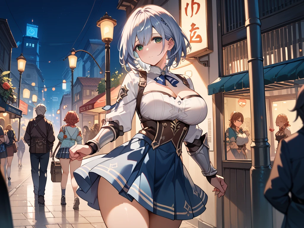 8K、masterpiece、Japanese、Woman wearing glasses、Neon(nod)、from the front、smile、Childish、Small breasts、See-through underwear、night、Bedroom、Show your underwear、mini skirt