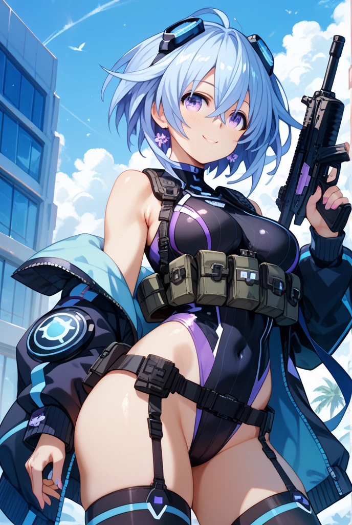 holding gun, holding, hand, perfect hand