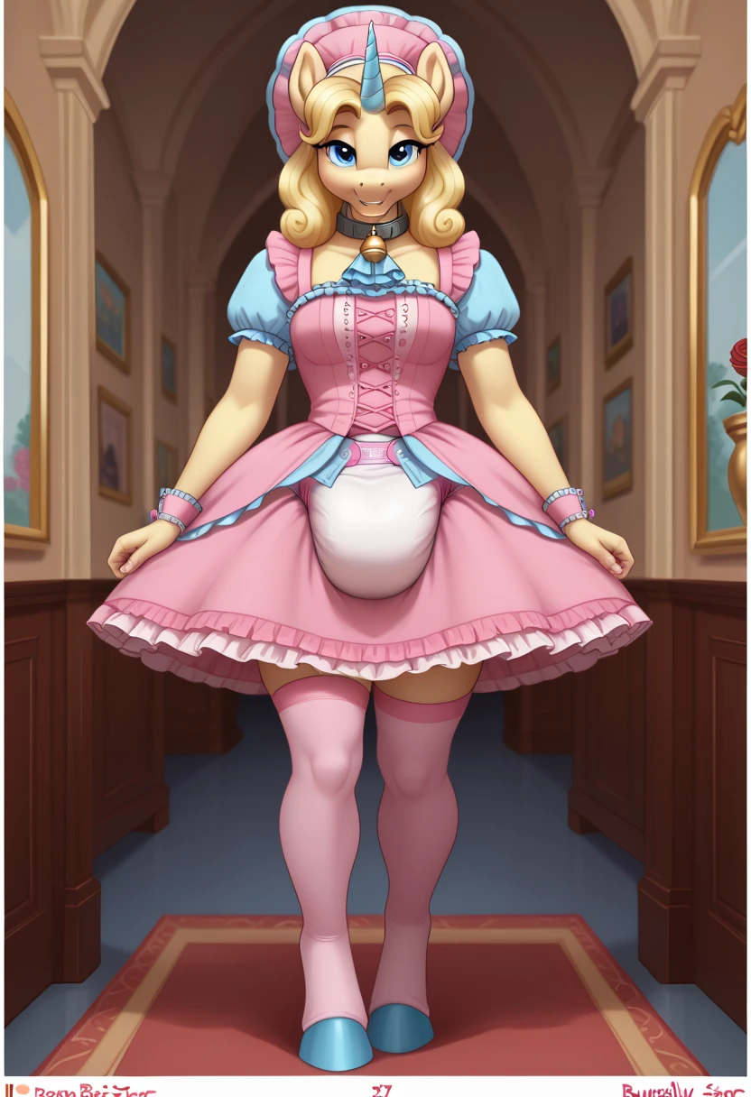 1girl in, PrincessPeach, Solo,Castle staircase、 Climbing the stairs、Long hair, Pink dress, Looking at Viewer,girl body mario castle background, Yellow hair, Simple background, Blue eyes, Lips, Closed mouth, bow ribbon, Hair Ribbon, 、Standing posture、low angles、（up skirt）、((Fully transparent pants))、（See-through panties）、（Highly detailed lace panties）、（Camel toe through panties）（I can see panties）、Through the pantiesｵﾏﾝｺ、    Visible through the dress、pointed papillae、((((Areolas are sticking out of the dress))))、、(((((Big areolas protruding from the dress)))))、((((Nip slip))))、((((life-likeｵﾏﾝｺ))))、Cameltoe、（ｵﾏﾝｺPanties that bite into）、（Panties are biting）、clear camel toe、Through the pantiesｵﾏﾝｺ、ｵﾏﾝｺI can see the line、（Pubic hair of the same color as the hair）、(((((Pubic hair is visible)))))、life-likeｵﾏﾝｺThe shape of the