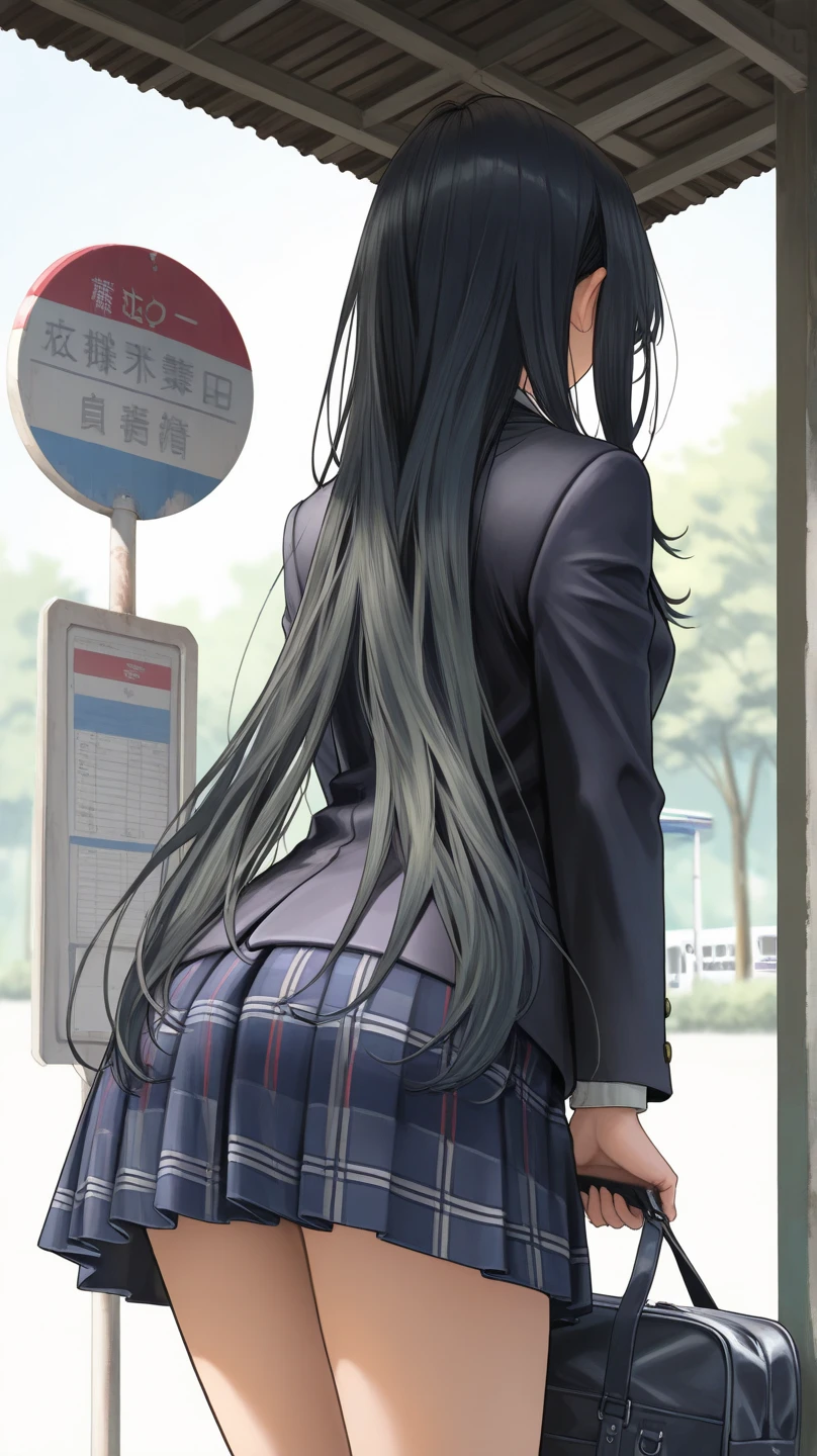 NSFW:1.9 High school girl has her butt touched on a crowded train、surprise、Man's hand:1.3,White underwear:1.3. Molester、