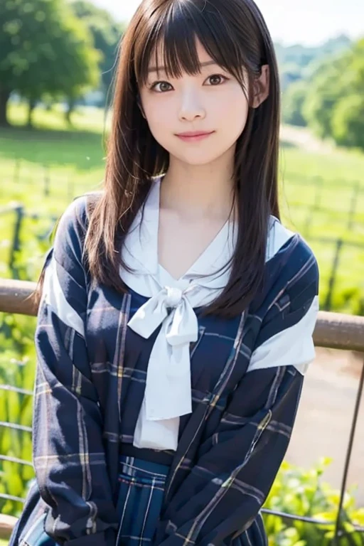 masterpiece, top-quality、Raw foto, Photorealsitic、I have two girls who are 18 years old、Walk while having a pleasant conversation、sideshot、a closeup、Open your mouth and laugh、Short bob blonde and long black hair、Japan High School Girl、a sailor suit、Knee-length skirt、校服、Idol、Smaller chest、unbelievable Ridiculous、depth of fields, hight resolution, ultra-detailliert, foco nítido, Cinematic lighting