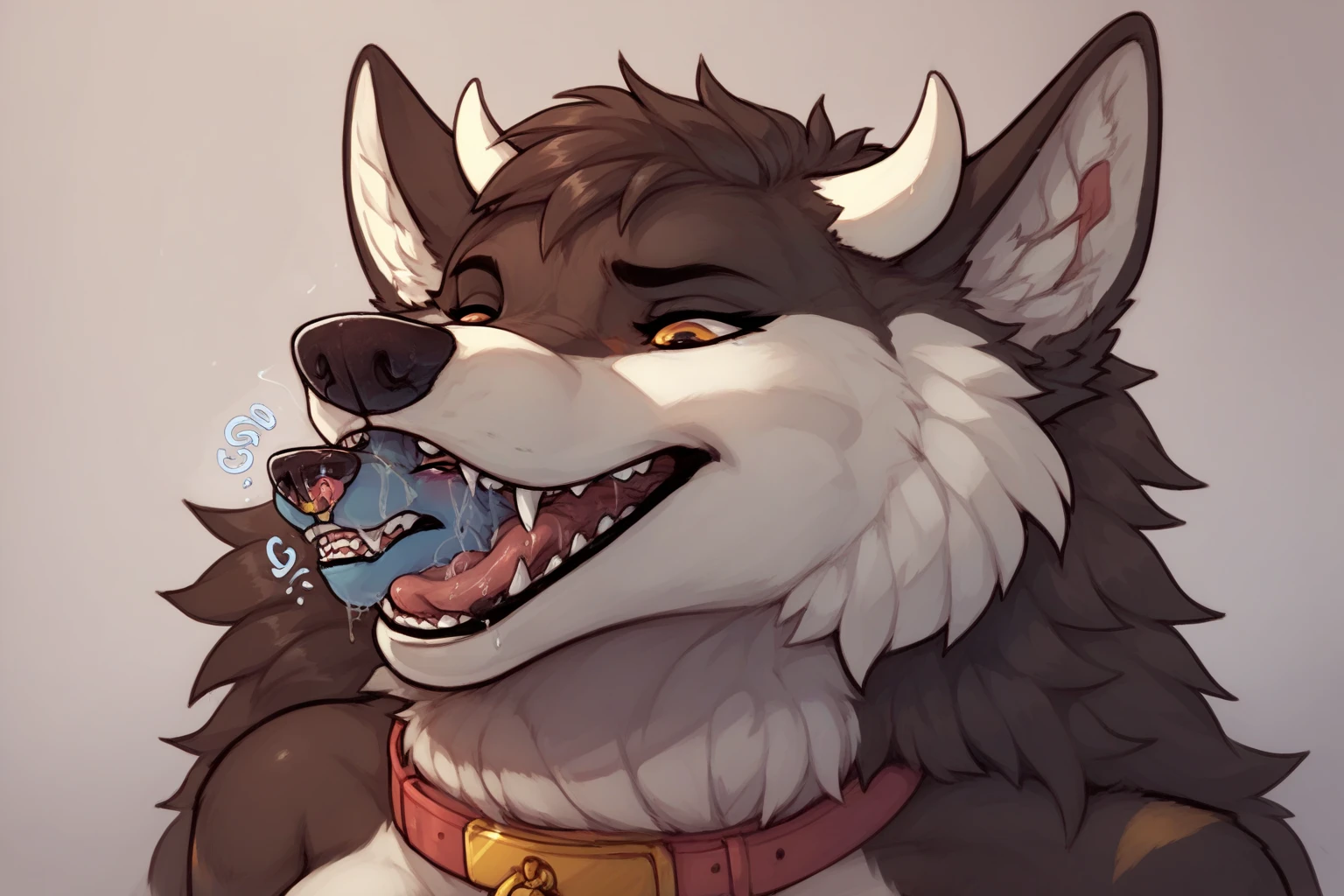 art by tsukune minaga, by dagasi, by DimWitDog, Realistic, (Top quality, highly detailed, Ultra HD, 16k:1.5), (Border Collie, Animal physique, vulgarity, orgasm, Ahegao Face, Leaning forward open arms for viewer:1.3), looking down, Tongue out, Fangs, Saliva, heavy breathing, womb, claws, (pussy cum, dripping love juice, make pussy squirt:1.3), (intercourse with a human man, Vaginal penis, Cowgirl Position, Deep vaginal insertion:1.3), (Viewer = Human, Detailed veiny penis),
living room, Detailed Background