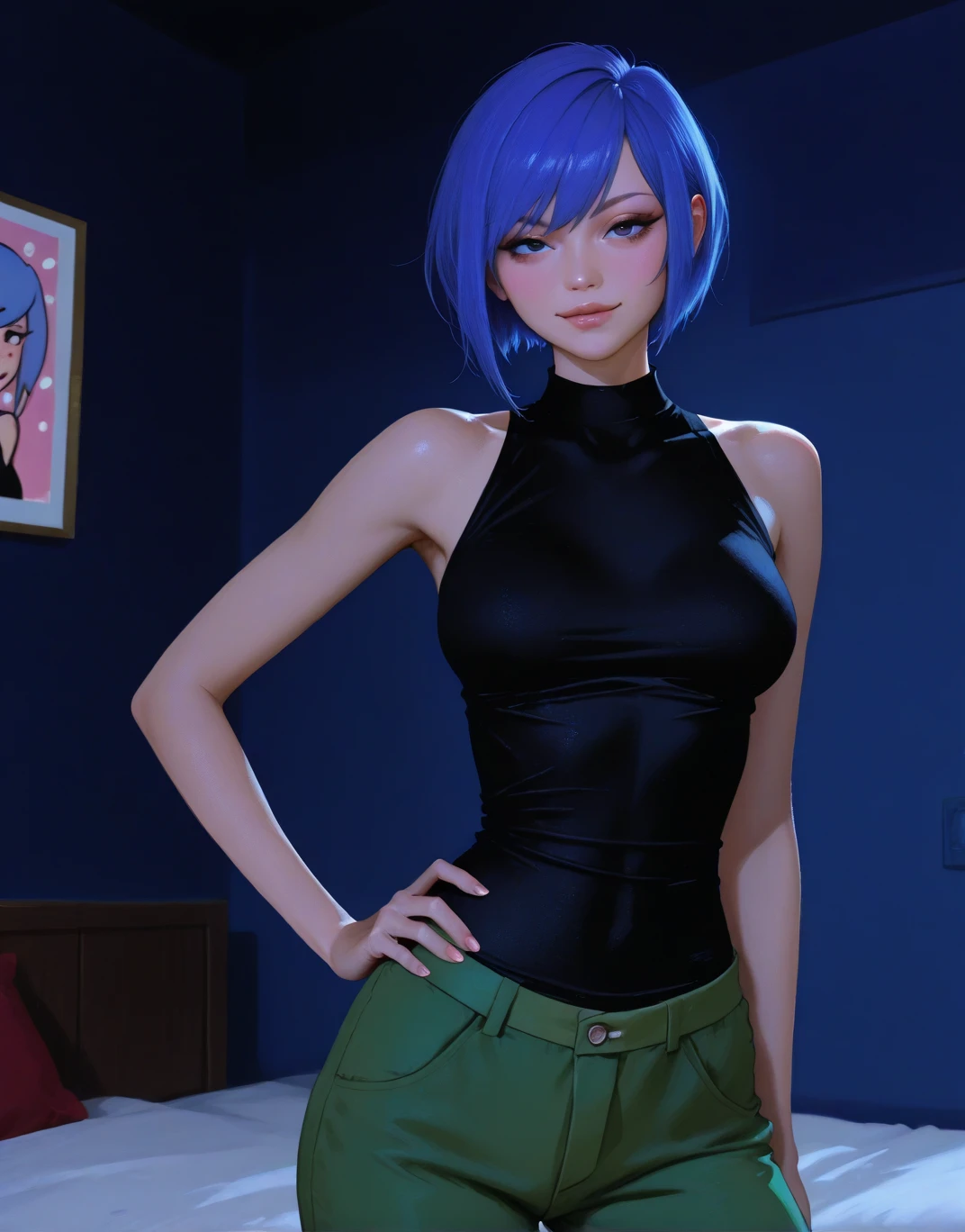 Chloe Price, with slim body, teen body, flat chested A cup breasts, slender thighs, completely naked, nude, junkyard in background, beautiful detailed face, beautiful detailed eyes, beautiful detailed lips, extremely detailed skin, hyper detailed, 8k, photorealistic, photo realistic, physically-based rendering, professional, vivid colors, masterpiece