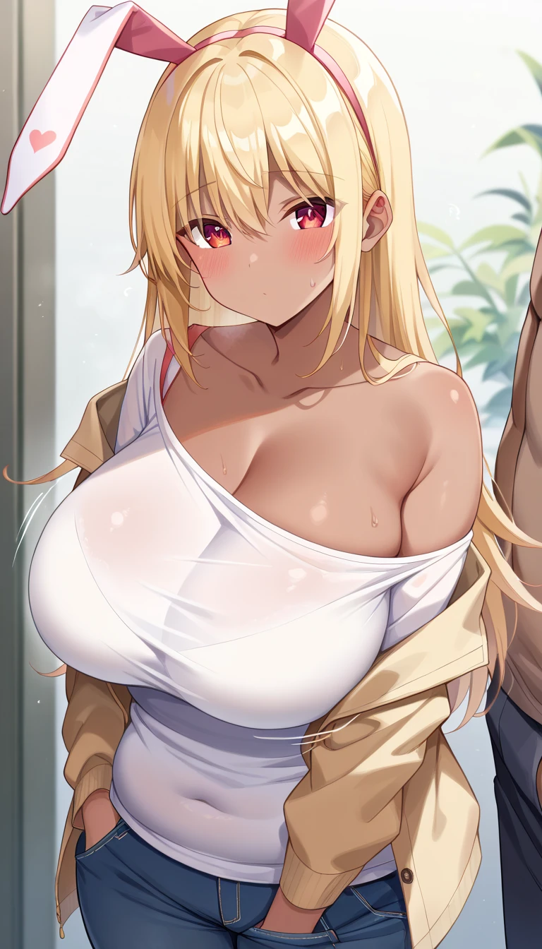 Asuna, anime art style, 1 girl, alone,big breasts、full nude、from diagonally in front、A middle-aged man and a high school girl take a bath、Girl crying face