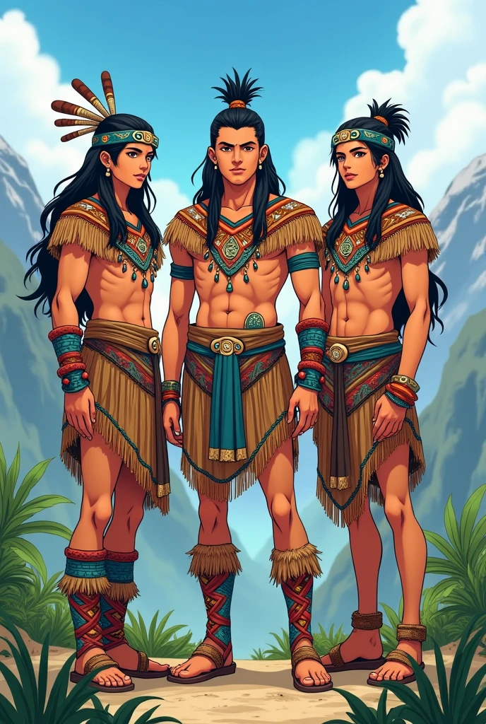 Animated images of Alacalufes