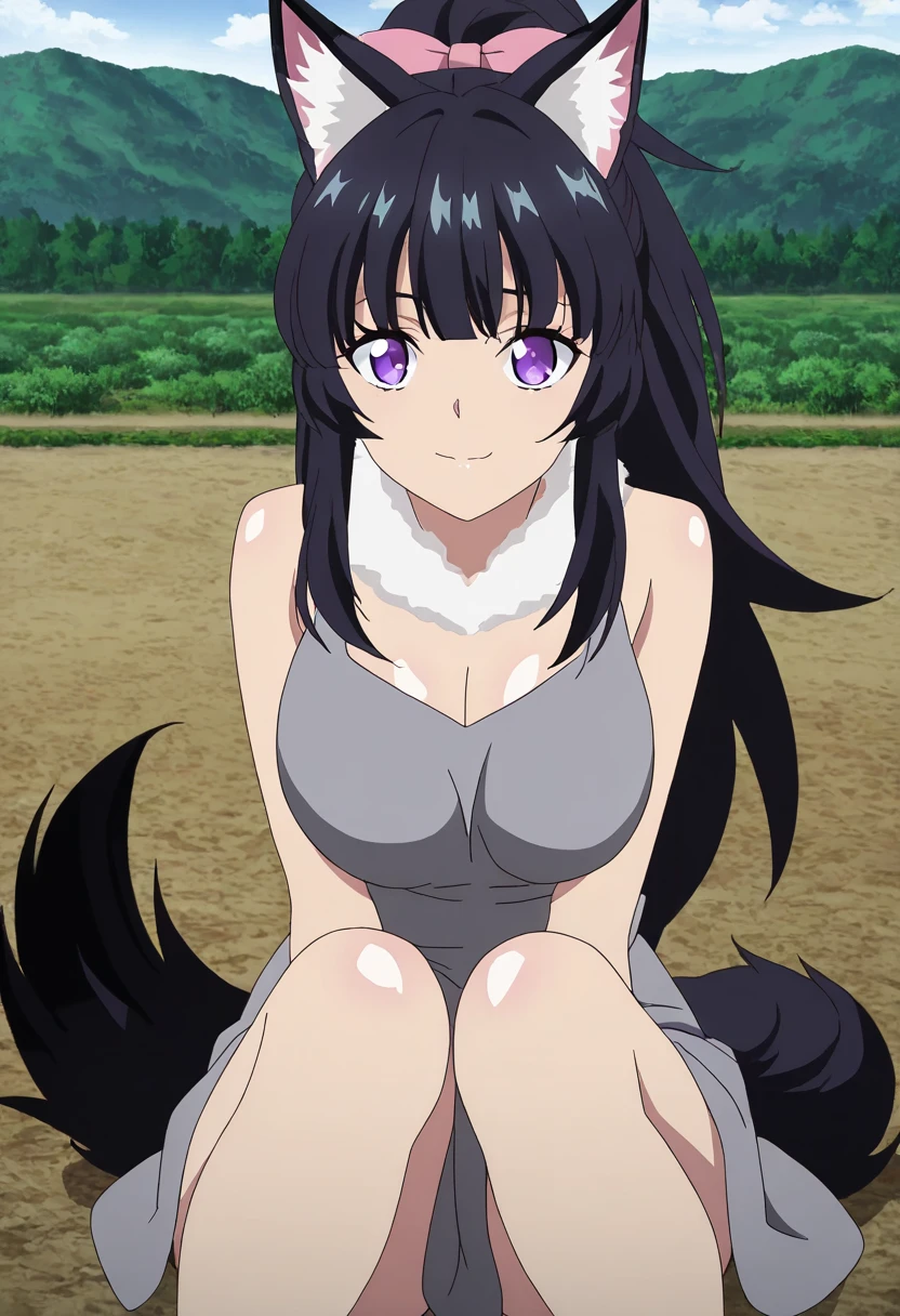 anime girl sitting on the ground with a hat on her head, albedo from the anime overlord, albedo from overlord, hanayamata, the anime girl is crouching, gapmoe yandere grimdark, badass anime 8 k, anime visual of a young woman, gapmoe yandere, official anime still