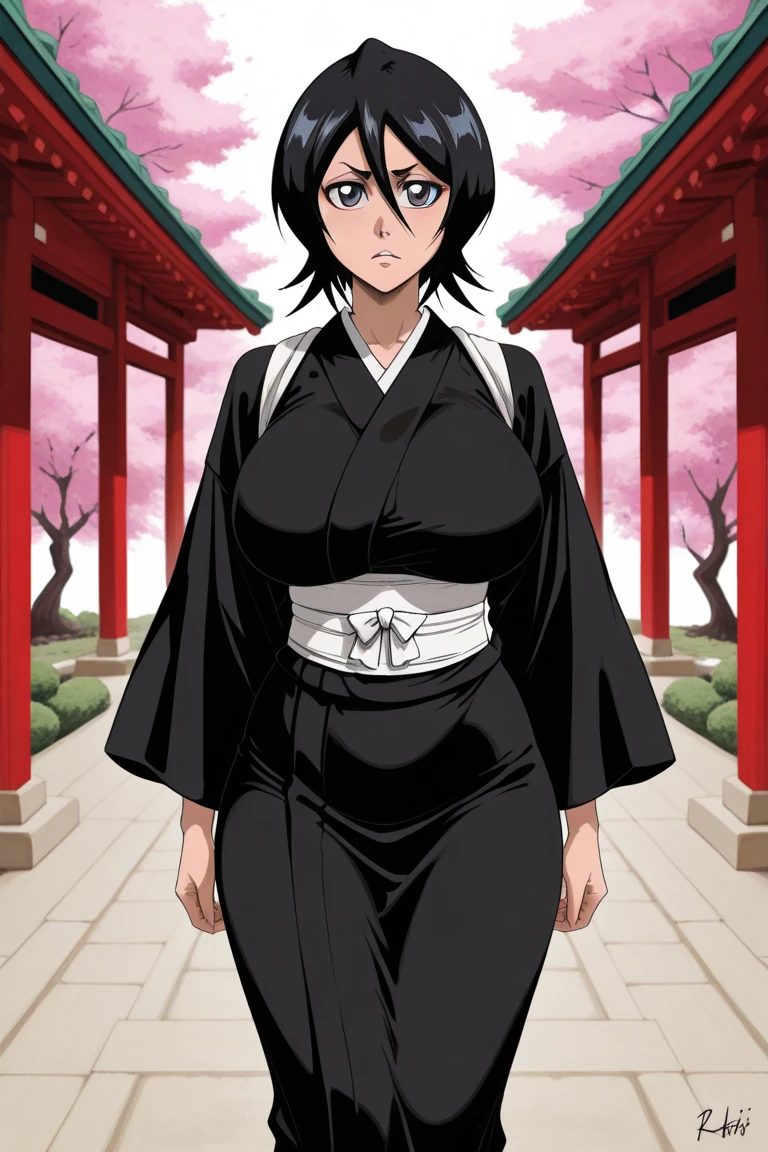 <lora:Shizune_Naruto:0.7>, Shizune_Naruto, japanese_clothes, breasts