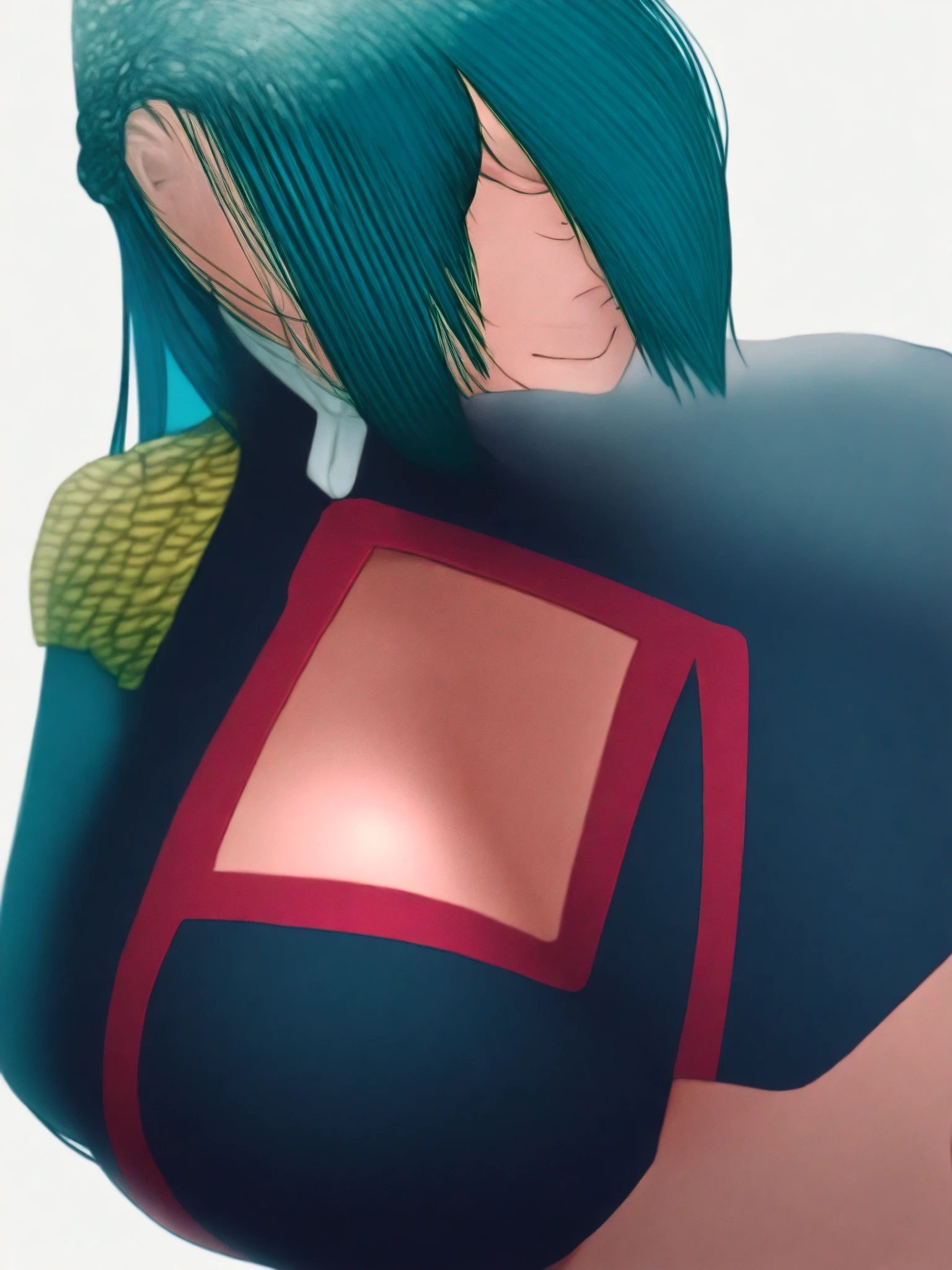 score_9_up, score_8_up, score_7_up, cowboy shot, 1girl, Asui Tsuyu\(boku no hero academia\), green hair, very long hair, low-tied long hair, tied hair, black eyes, wide hips, medium breasts, (shirt lift), source_anime, anime style, (hypnosis, standing, street at night, heart-shaped pupils, brainwashed, blush, looking at viewer, thigh gap, phone, heart, eye symbol, rating_questionable, pov)