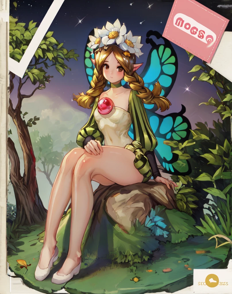 (masterpiece, best quality), best resolution, (ultra-detailed), (3heads:1.5), 1girl, (clownpiece:1.3), masterpiece, best quality, red and blue top, crop top, ((stomach)), midriff, ((groin)), red and blue skirt, normal ears, shackles, blonde hair, very long hair, wavy hair, sidelocks, pink eyes, parted lips, single horn, sweat, cute, toned belly, hand on own chest, eyelashes, (24 year old woman:1.3), (masterpiece:1.5), (best quality:1.5), (beautiful detailed extremely detailed CG, extremely delicate and beautiful, depth of field, (finely detailed face), (perfect details:1.2), (mature female:1.3), wide pelvis, slender, large veiny breast, 8k resolution, very high quality, very high definition, extremely detailed, masterpiece, best quality, blonde hair, long hair, alluring presence, braid, short skirt, close up, big tits, young, purple, polka-dotted jester's hat, fairy wings, torch