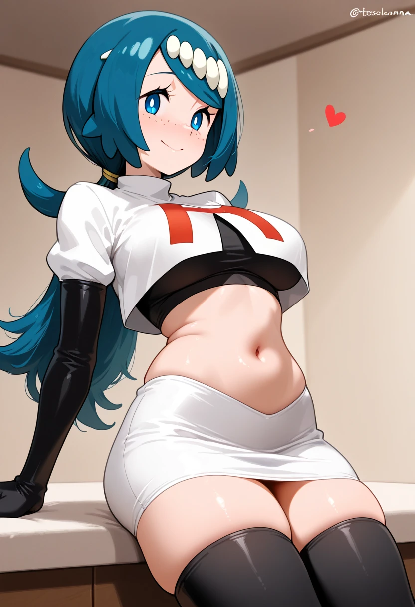 1 garota,obra de arte, (8K, melhor qualidade, obra de arte:1.2),altamente detalhado,ultra-detalhado,classe mestre,melhor, perfect lighting, adorable, blue hair, breasts, bunny costume, bunny ears, bunnysuit, choker, cowboy shot, cute, horny, human, implied motion, kawaii, laughing, looking at viewer, mammal, motion lines, partially clothed, partially nude, red clothing, standing, three-quarter view, viewed from below, visible nipples, wardrobe malfunction, white background