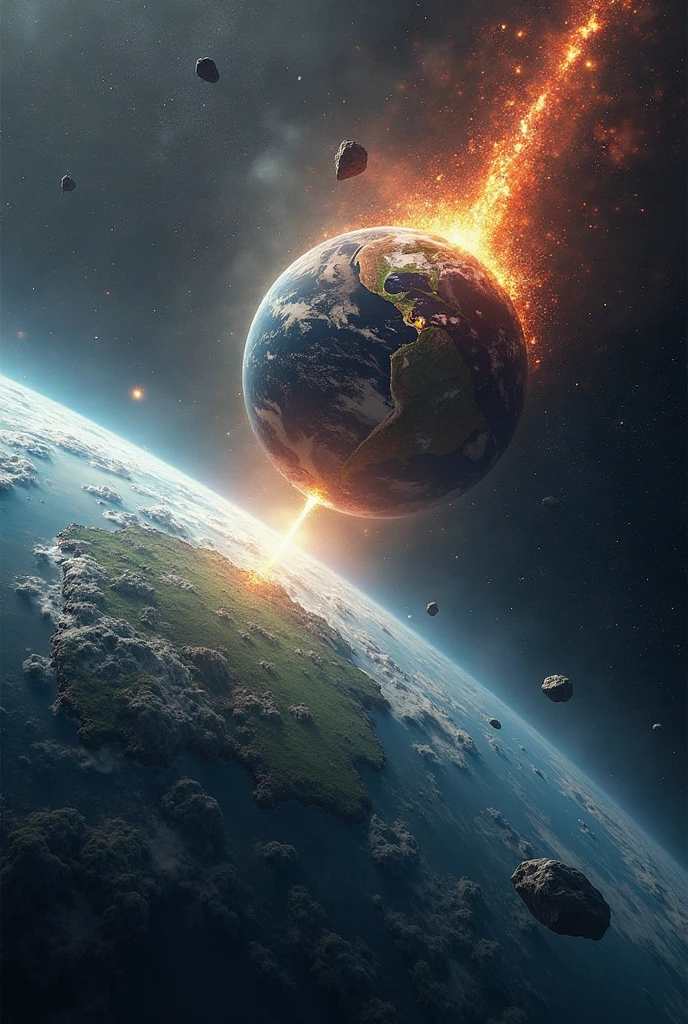 illustration of worldwar 3 choas israel,america,russia and all the countries have been invloved choas nuclear devastation everywhere world has been collapsed, Sublime, Cloudcore, Japanese print, low angle, Game engine rendering, 500px, Collage, complement colors, Mallgoth, spectrography lighting, super realistic, hyper detailed, dramatic lighting, 4k --ar 1:1