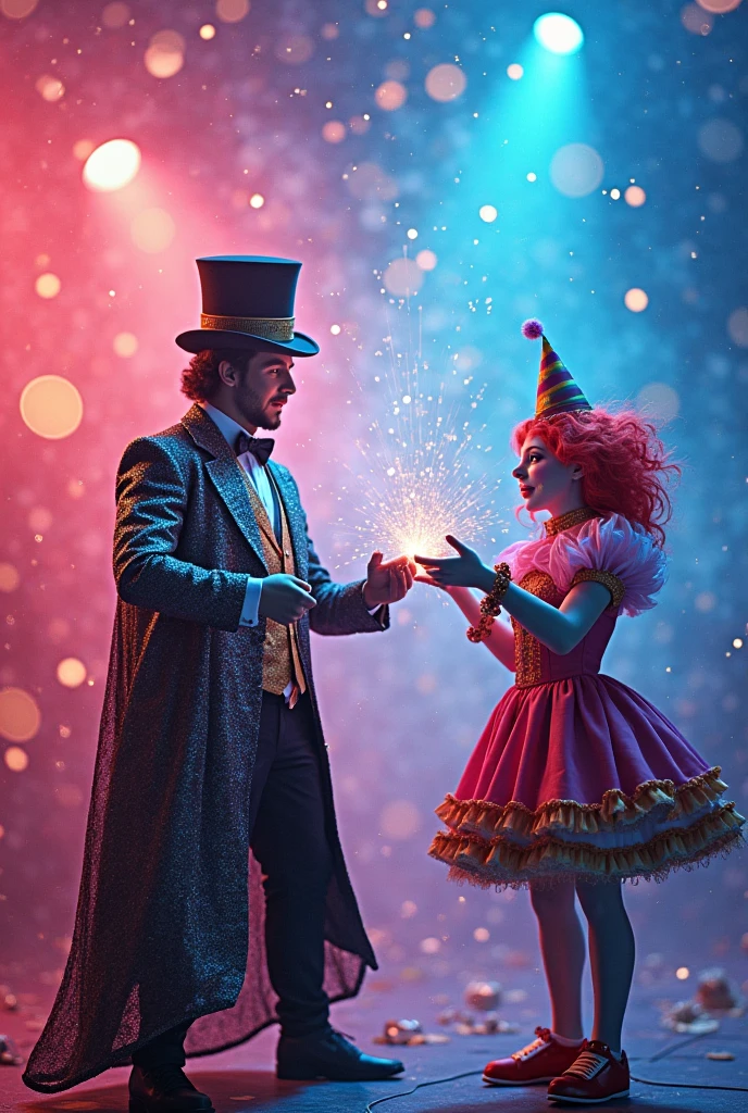 the happy Mad Hatter in Oz, crazy dancing in dream fantasy bliss galore laughing, quirky, art By Josephine wall, Lisa Frank, Jean Baptiste Monge, Takashi Murakami, vivid and soft, highly detailed