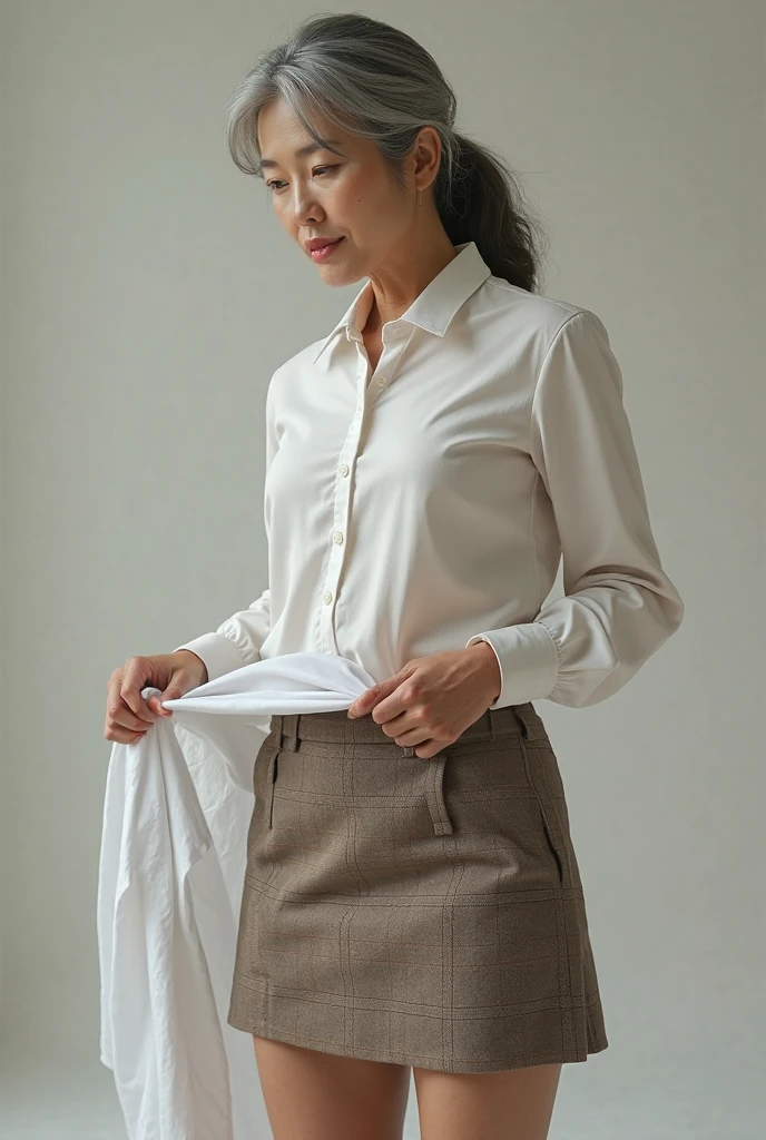 standing girl with pants and shirt, sfw, (sfw1.5)