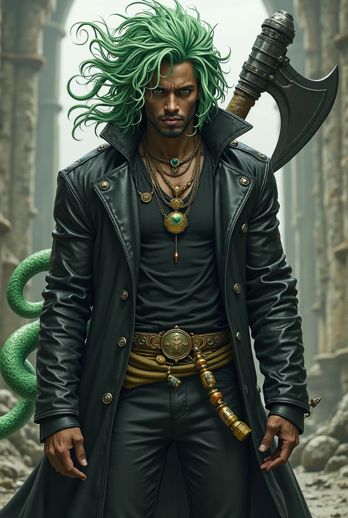 Medusa from the anime soul Esther in a male version.