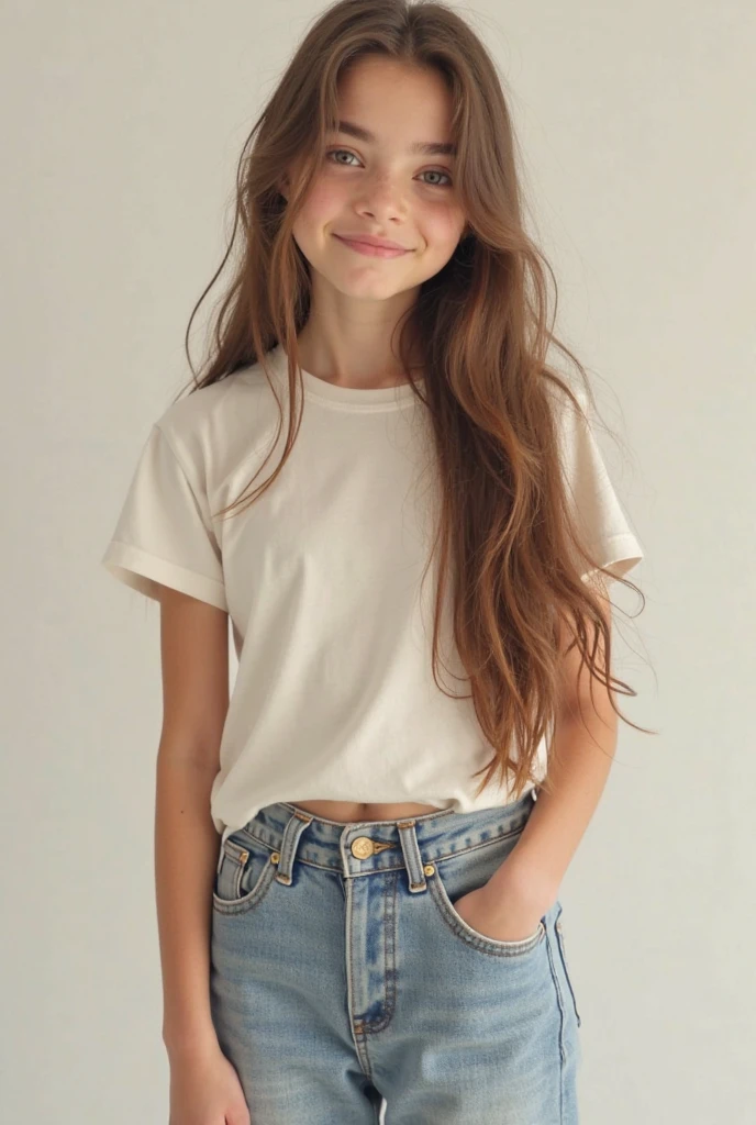 Girl 13 years old and with ass and medium sized . Slim body and 1,50cm tall