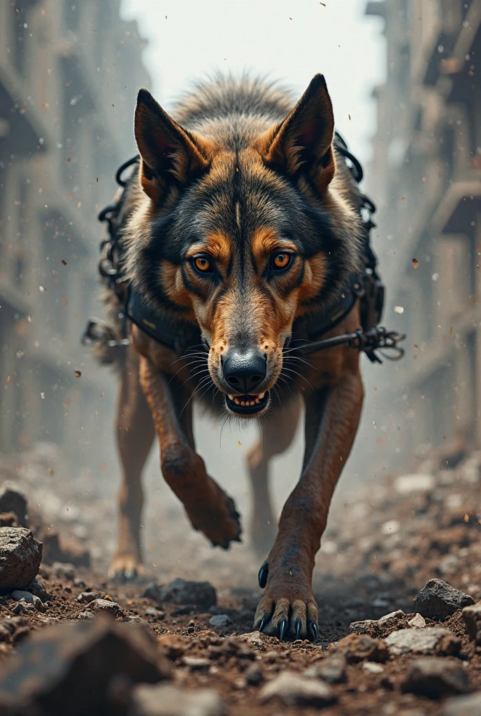 Dog fighting in the war