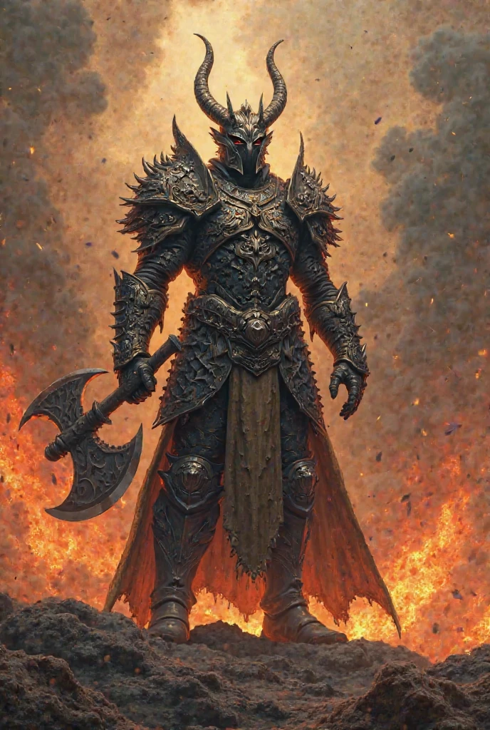 <lora:sauron:0.6> LOTR, 1 sauron, sauron swinging mace, fire, magic, fire mace, smoldering ashen background, explosions, fire, lava, volcano, two handed grip, flames engulfing mace, mace, mace, masterpiece.