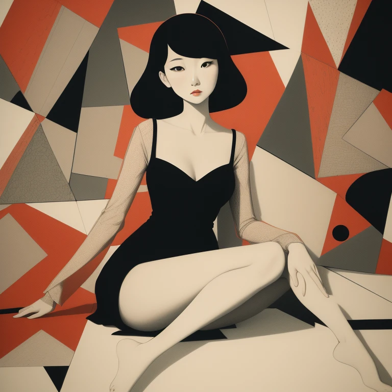 Retro vintage art print, sexy, glamorous pin-up girl wearing a sailors hat, bikini, A painting of a woman wife ((golden ratio}} laying on the sofa after a long night on the town, a painting, a Beautiful expressive painting, malcolm liepke painting, glossy painting, beautiful digital painting, digital art painting, Fine paintings, monochromatic. malcolm liepke oil painting, impressionist painting.Spread your legs apart, beautiful and delicate face, fair skin