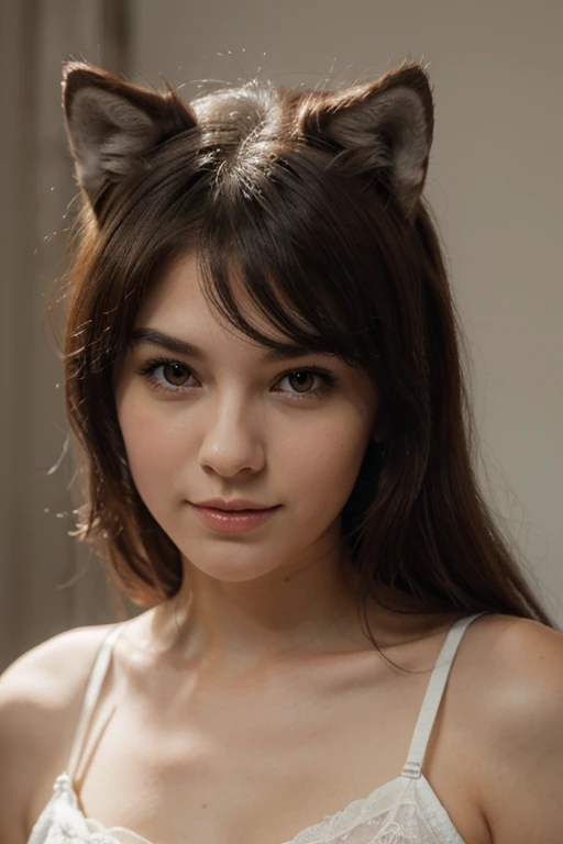 ((mejor calidad)), ((Obra maestra)), (detallado), cara perfecta mujer hermosa y sexy con orejas de gato y cola de gato

