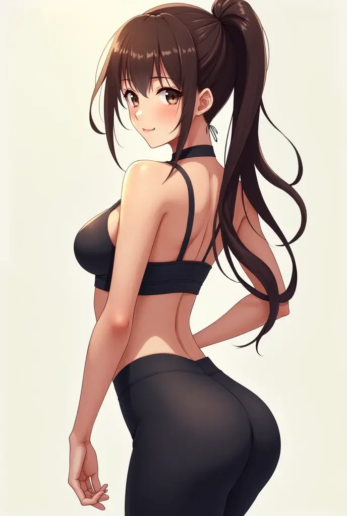 beautiful native american with a slim waist, big booty, wearing only a thong, white background, no background