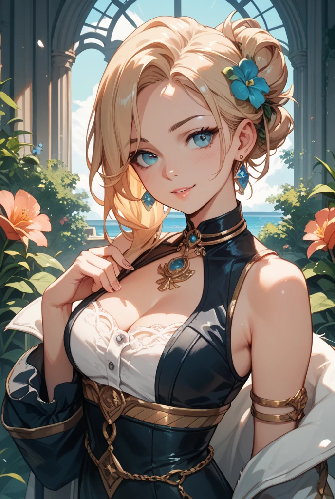 best quality,ultra-detailed,realistic,photorealistic:1.37,girl in a tube skirt,painting,beautiful detailed eyes,beautiful detailed lips,extremely detailed eyes and face,long eyelashes,lovely smile,fashionable outfit,elegant posture,graceful movement,colorful background,soft lighting