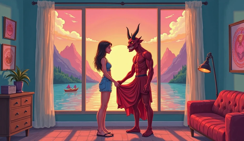 the devil tarot 8bit