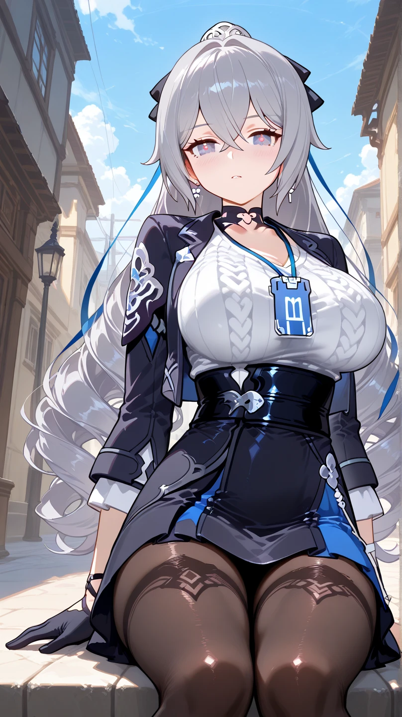 ((highest quality)),(ultra high resolution),(Super detailed),(detailed description),((best CG)),(best work of art),super precision art,amazing drawing art,(Art with precise details:1.5), (1 adult female:1.6),(beautiful and well-shaped face:1.5),smile:1.6,makeup:1.4,(A detailed coat:1.8),(Light blue eyes:1.6),(stylish hat:1.4), (A street corner in early spring where the cold continues:1.5)