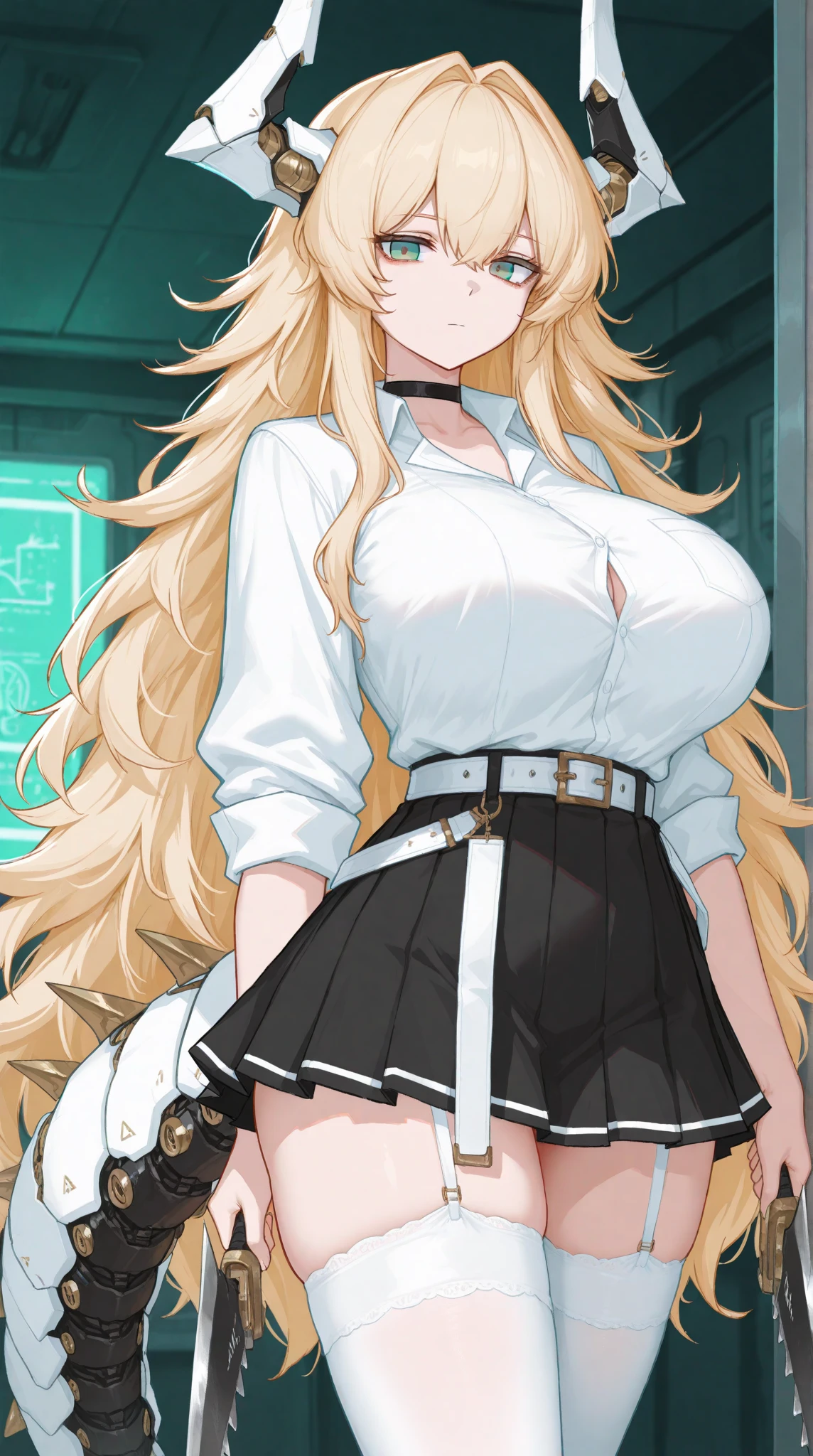 top-quality、realistic touch,high-detail、photoRealstic、Long body、captive beauty、big eye、huge tit、Strong platinum blonde eyelashes、platinum-blonde、Beautie、A sexy、full body Esbian、Sparkling eyes、Submissive smile、Flushed cheeks、Kamimei、thin-waist、Voluptuous thighs、Enraptured look、Raked bangs、The forehead is protruding、sleeveless、High school student 、skirts that are too short、clothes with wide open sides、Her chest is covered by her clothes but visible from the side.