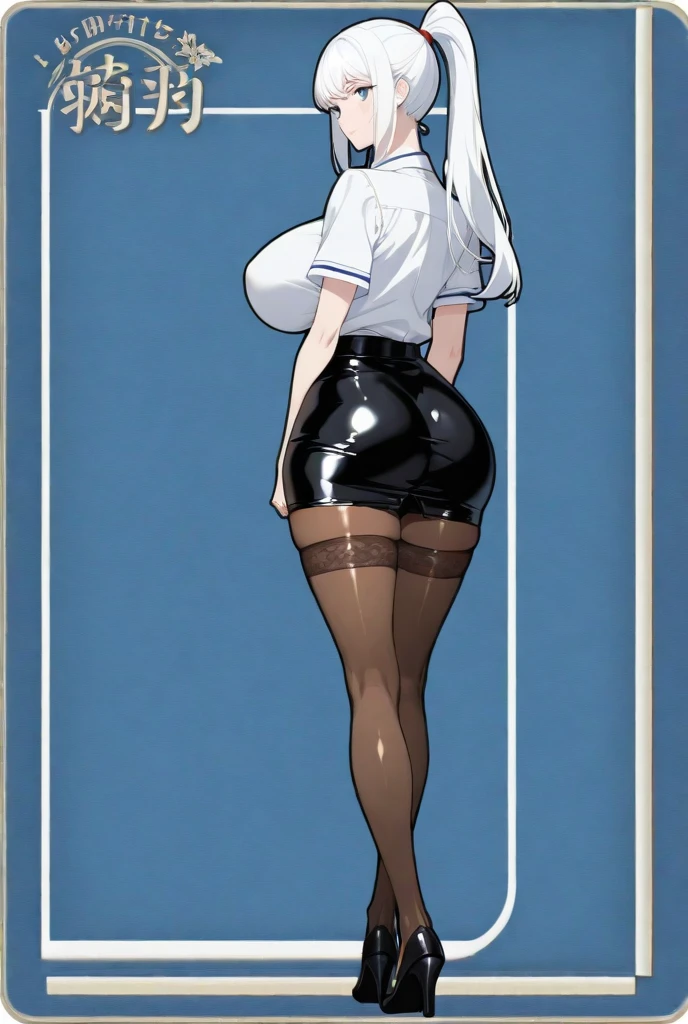 1girls abs ai_generated big_breasts black_boots blonde_hair breasts_bigger_than_head cleavage crop_top cropped_jacket curvaceous curvy_body curvy_female curvy_figure eyes female female_only fr34ky holding_object kujaku_mai large_breasts light-skinned_female light_skin long_hair looking_at_viewer mai_valentine miniskirt nail_polish navel purple_eyes short_skirt thick thick_thighs voluptuous voluptuous_female wide_hips