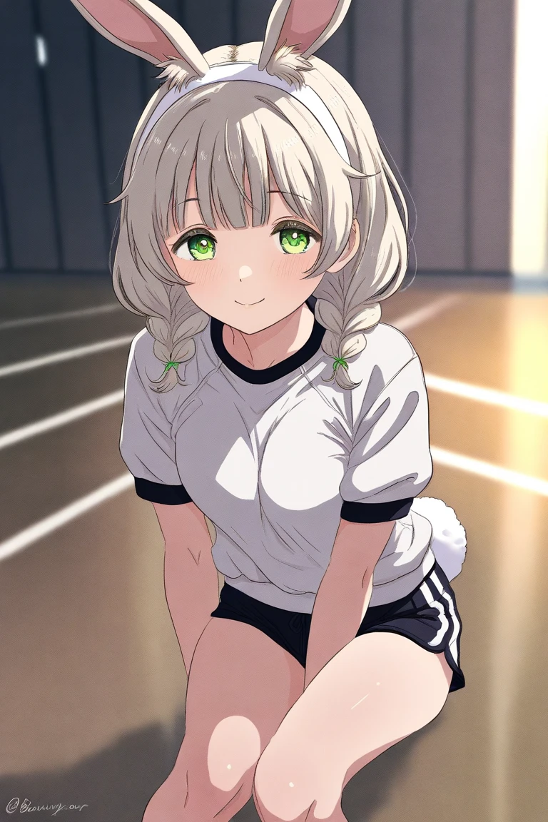 liliana 1girl, solo, long hair, looking at viewer, bangs, blue eyes, white hair, dark skin, blunt bangs, dark-skinned female,
BREAK ((bare shoulders,Green_sportswear,sleeveless,collarbone,Black_Shorts:1.5)) 
BREAK sitting, panties focus, nsfw,cameltoe,
BREAK (masterpiece:1.2), best quality, high resolution, unity 8k wallpaper, (illustration:0.8), (beautiful detailed eyes:1.6), extremely detailed face, perfect lighting, extremely detailed CG, (perfect hands, perfect anatomy),