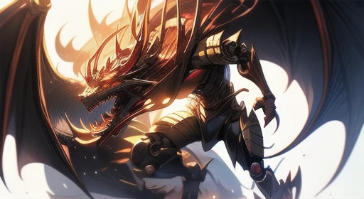 a demonic demon holding a sword in his hands with flames coming out of it's back end and a demon on his arm, (1girl:0.595), (armor:0.937), (boots:0.852), (cloud:0.710), (fire:0.975), (helmet:0.503), (holding:0.797), (holding sword:0.524), (holding weapon:0.726), (open mouth:0.503), (outdoors:0.514), (sky:0.511), (sword:0.750), (weapon:0.915)