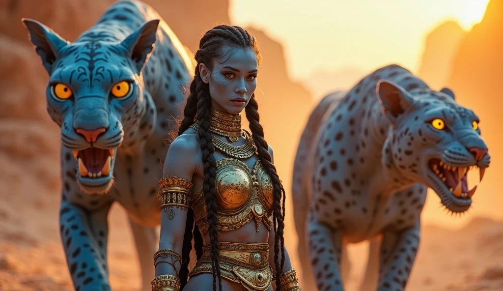 three people dressed in native style sitting on a couch, intricate transhuman, lion warrior, modeling photograph kerli koiv, 2 0 2 1 cinematic 4 k framegrab, style of karol bak, cybercat, cheburashka, peter kemp, mayan, shot on arri alexa, panoramic anamorphic, olga buzova, by Steven Campbell --auto --s2