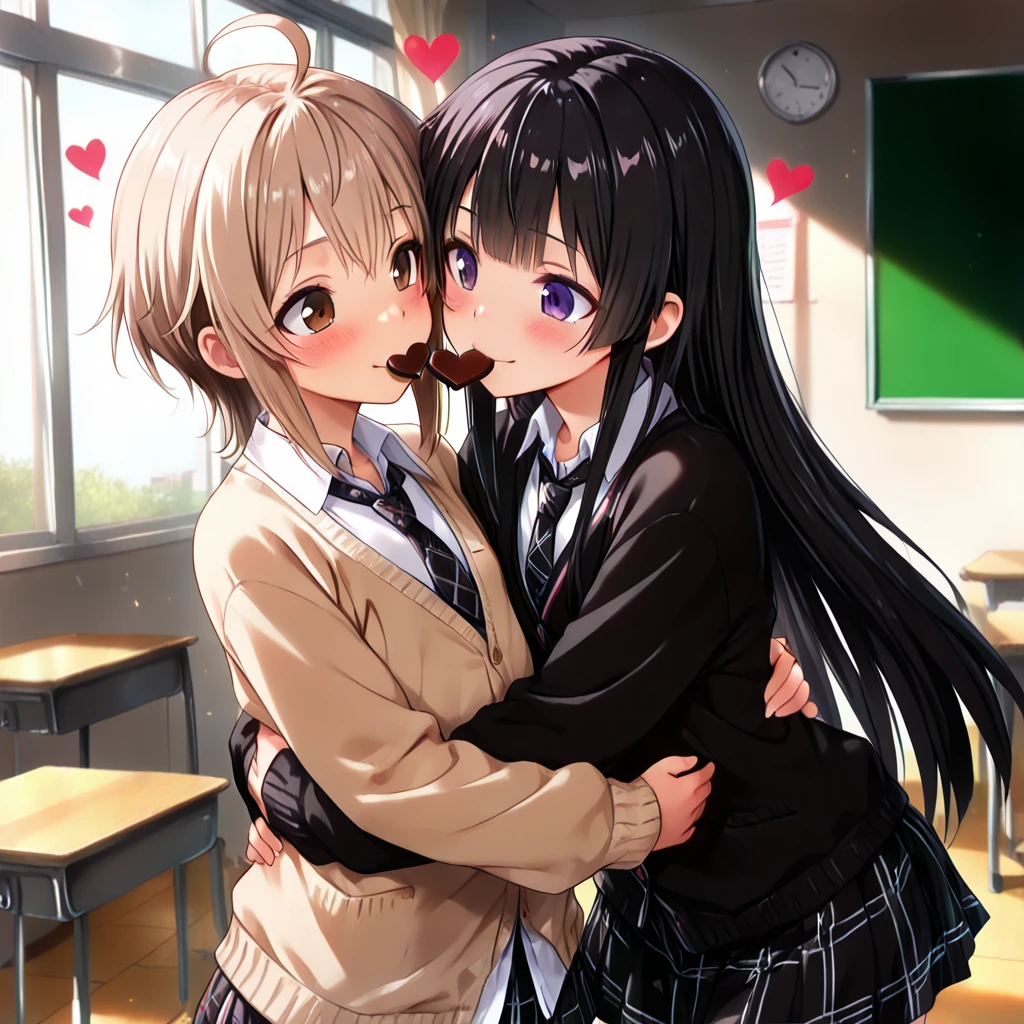 Lesbian Student eat friends cum