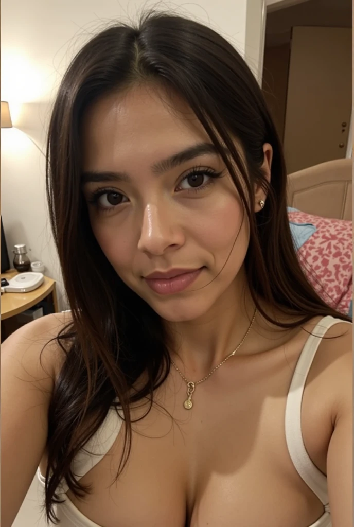 Brunette instagram model eith pretty face